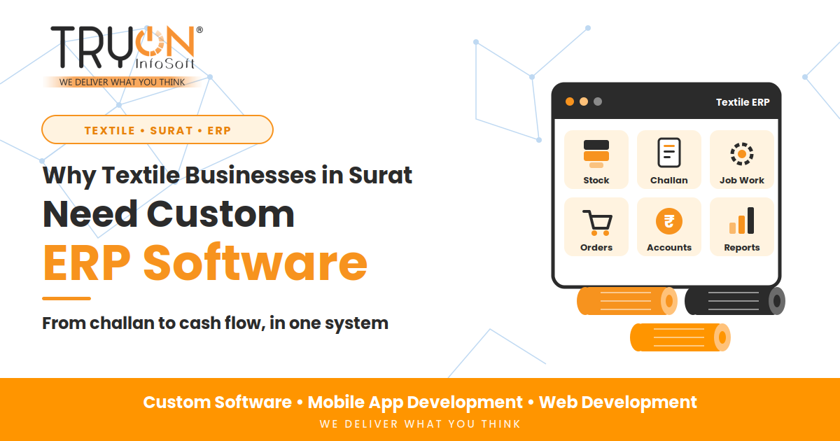 Why Surat Textile Businesses Need Custom ERP Software - Tryon Infosoft