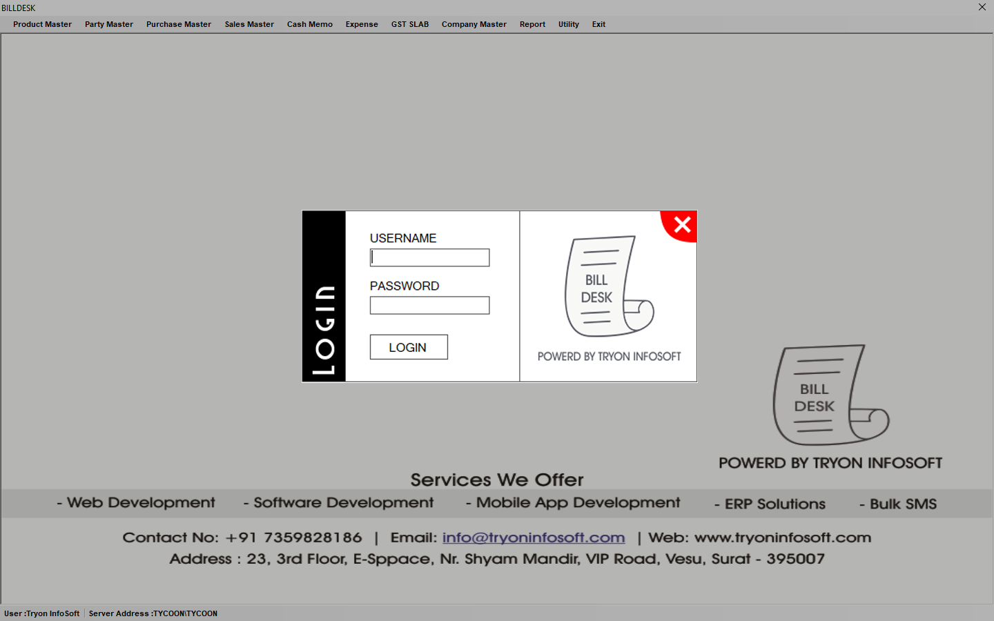 Billdesk GST Billing Software