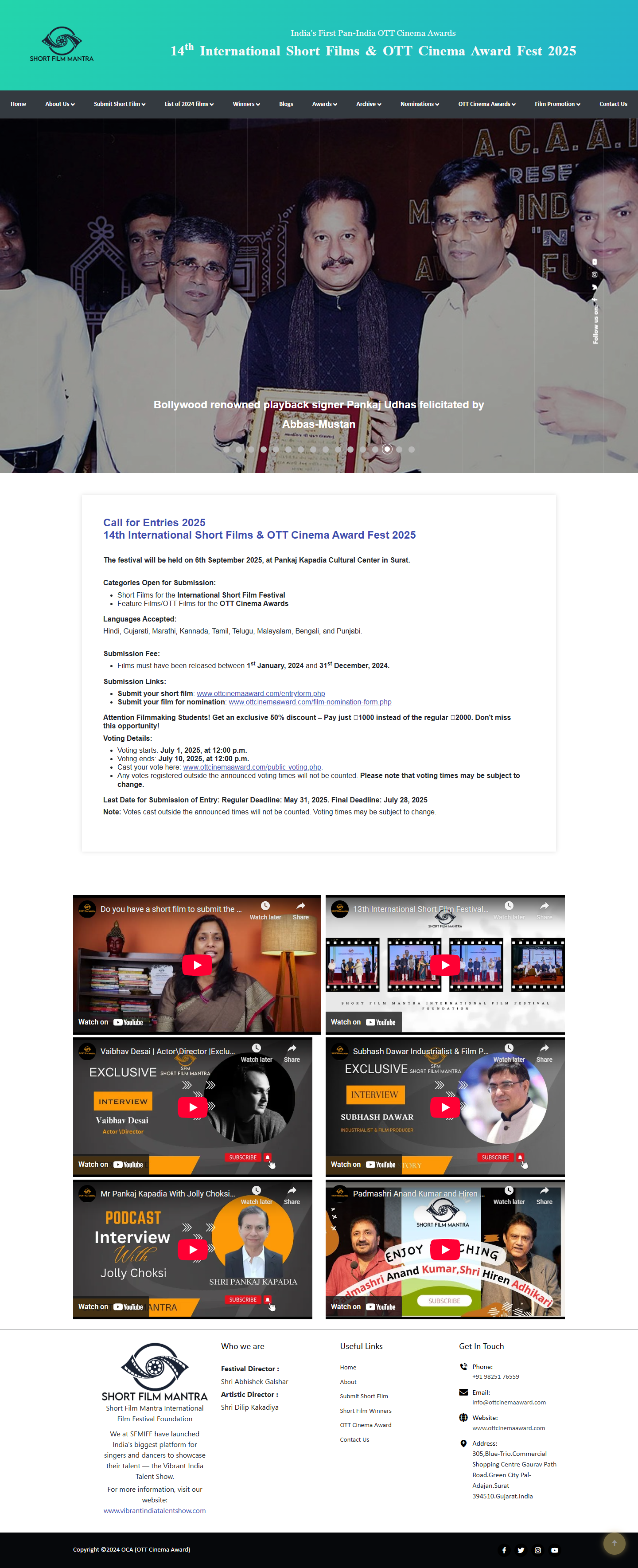 OTT Cinema Award (OCA)